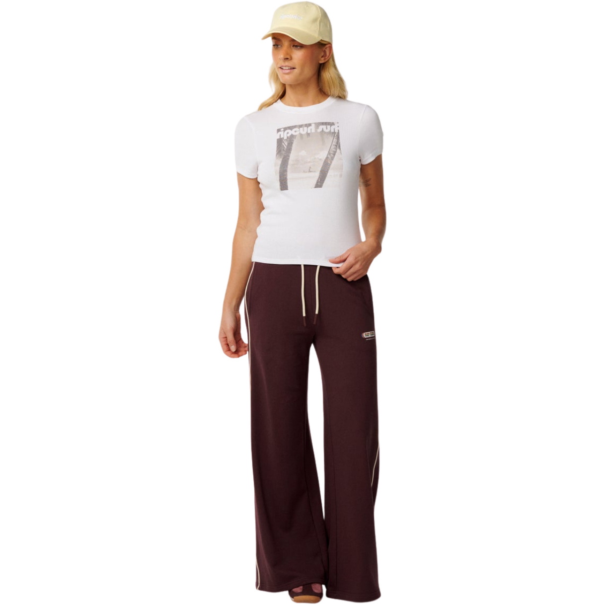 Rip Curl Womens Paraiso Fitted T-Shirt 0QQWTE - White